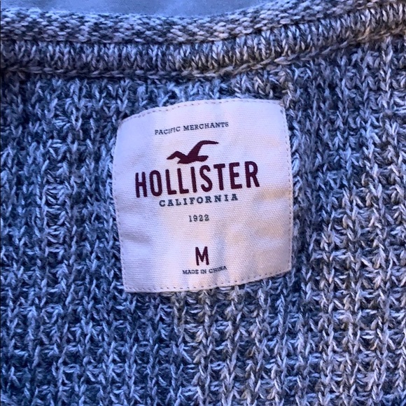 Hollister Grey Knitted Sweatshirt - Picture 2 of 2